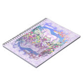 Een paars paradijs en sneeuw notitieboek (Linkerzijde)