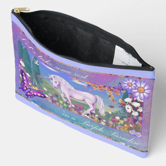 Een paars paradijs etui (Open)