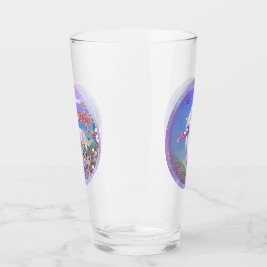Een Paars paradijs Glas (Links)