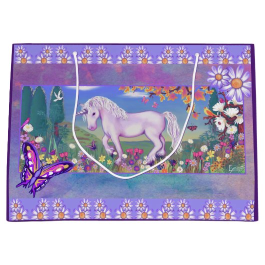 Een paars paradijs groot cadeauzakje (Voorkant)