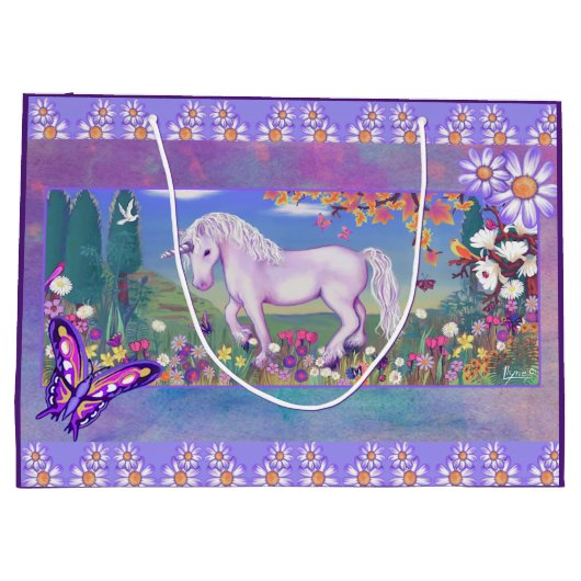 Een paars paradijs groot cadeauzakje (Achterkant)