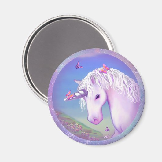 Een Paars paradijs Magneet (Voorkant / Achterkant)