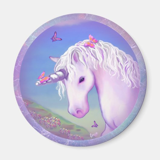 Een Paars paradijs Magneet (Voorkant)