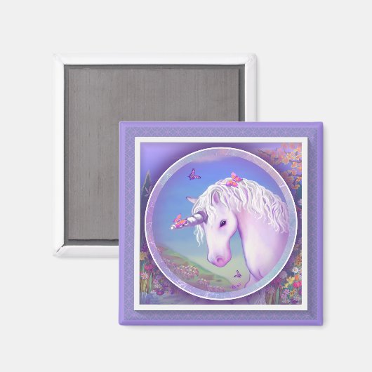 Een Paars paradijs Magnet (Voorkant / Achterkant)