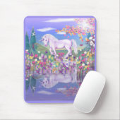 Een paars paradijs muismat (Met muis)