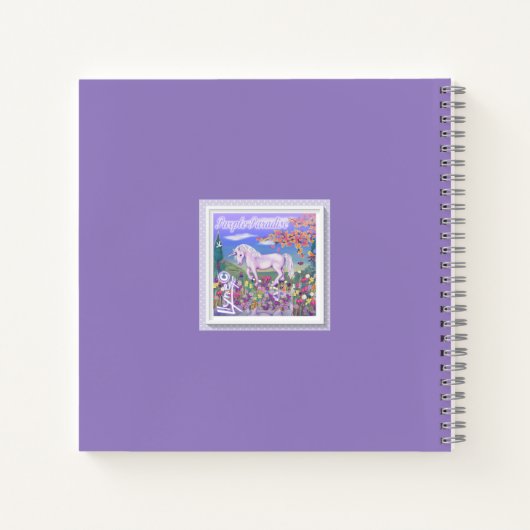 Een Paars paradijs Notitieboek (Achterkant)
