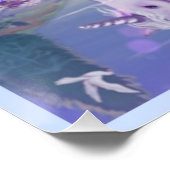 een paars paradijs perfect poster (Hoek)