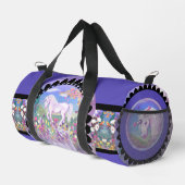 Een paars paradijs plunjezak (Rechterhoek)