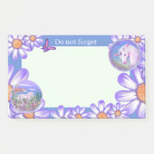 Een paars paradijs post-it® notes (Voorkant)