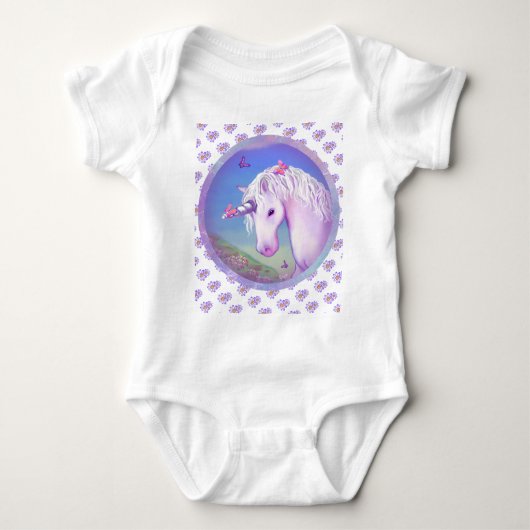 Een paars paradijs romper (Voorkant)