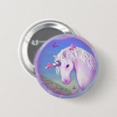 Een Paars paradijs Ronde Button 5,7 Cm (Voorkant /achterkant)