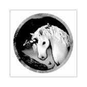 een paars paradijs rubberstempel (Afrduk)