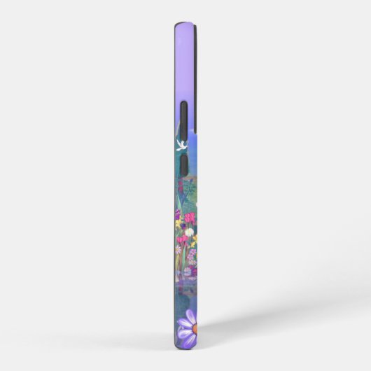 Een paars paradijs samsung galaxy hoesje (Rechterkant)