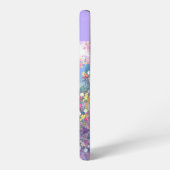 Een paars paradijs samsung galaxy hoesje (Linkerkant)