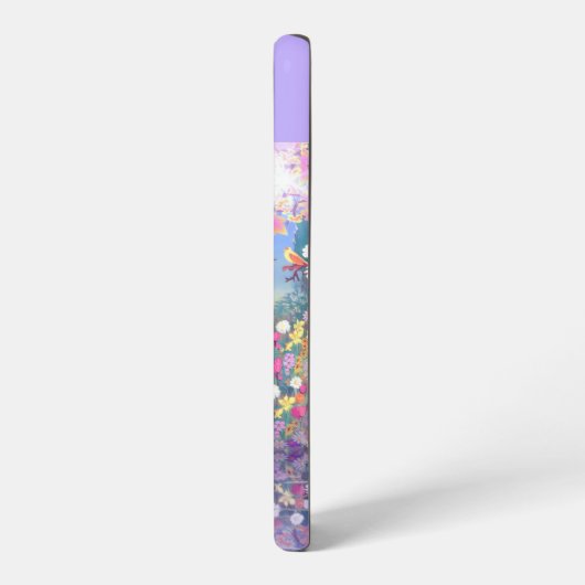 Een paars paradijs samsung galaxy hoesje (Linkerkant)