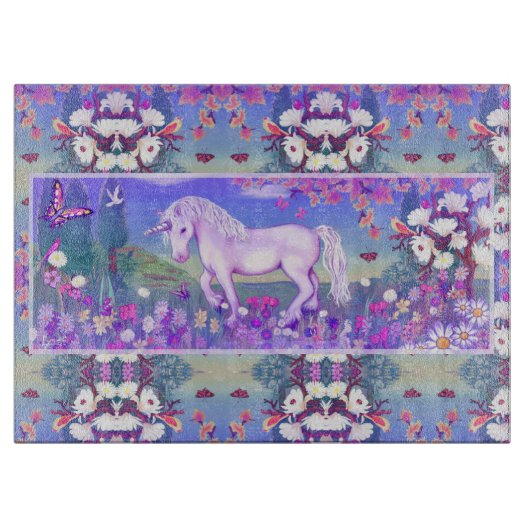 Een paars paradijs snijplank (Voorkant)