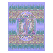 Een paars paradijs tafelkleed (Voorkant)