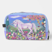 Een paars paradijs toilettasje (Voorkant)