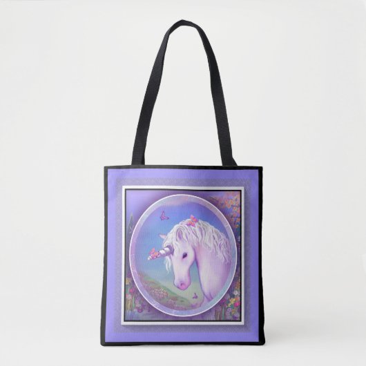 Een Paars paradijs Tote Bag (Voorkant)