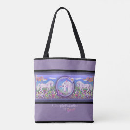 Een Paars paradijs Tote Bag