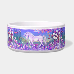 Een paars paradijs voerbakje