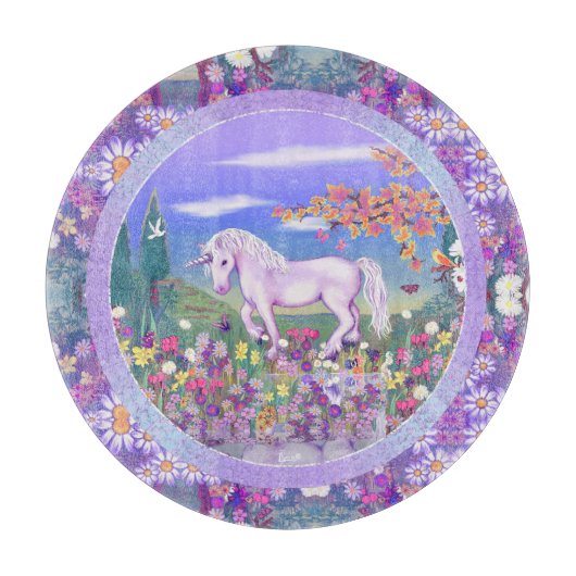 Een paars paradijssnijbord snijplank (Voorkant)