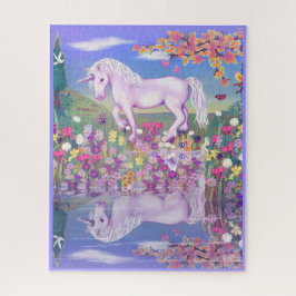 Een Paars Paradise Jigzaag Puzzle Legpuzzel