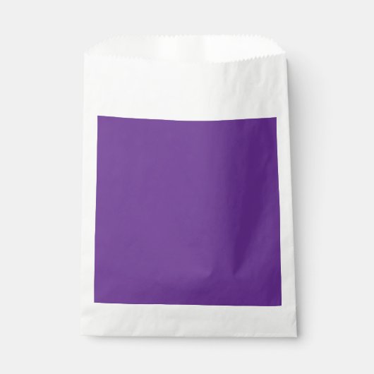 Een paarse achtergrond met een bedankzakje (Voorkant)