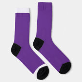 Een paarse achtergrond met een sokken (Rechts)