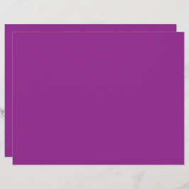 Een paarse achtergrond met een witte rand briefhoofd