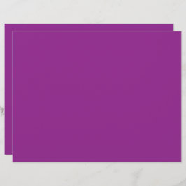 Een paarse achtergrond met een witte rand briefhoofd