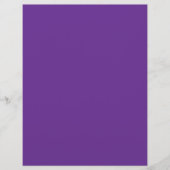 Een paarse achtergrond met een witte rand flyer (Voorkant)