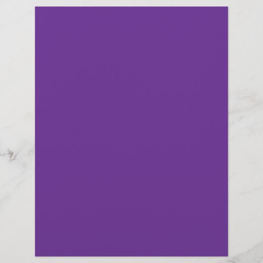 Een paarse achtergrond met een witte rand flyer (Achterkant)