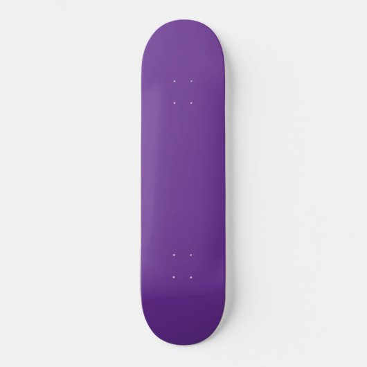 Een paarse achtergrond met een witte rand persoonlijk skateboard (Voorkant)