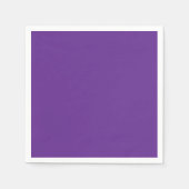 Een paarse achtergrond met een witte rand servet (Voorkant)