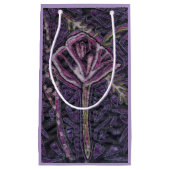 Een paarse bloem klein cadeauzakje (Voorkant)