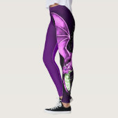 Een Paarse draak Leggings (Links)