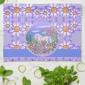 Een paarse keukenhanddoek voor het paradijs (Gevouwen)