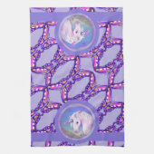 Een paarse keukenhanddoek voor het paradijs (Verticaal)