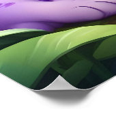 Een Paarse leeuwenwelp in het Oerwoud Poster (Hoek)