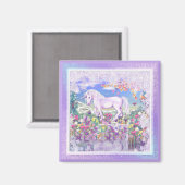 Een paarse paradijs en sneeuw magneet (Voorkant / Achterkant)