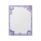 Een paarse paradijselijke Notitieblok (Linkerzijde)