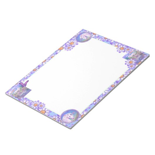 Een paarse paradijselijke Notitieblok (Schuin)