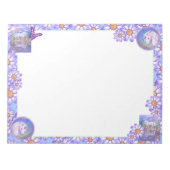 Een paarse paradijselijke Notitieblok (Voorkant)