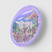 Een Paarse paradijselijke  Ronde Klok (Hoek)