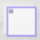 Een Paarse Paradise-blanco kaart (Achterkant)