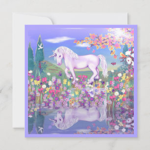 Een Paarse Paradise-blanco kaart