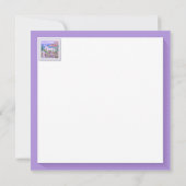 Een Paarse Paradise-blanco kaart (Achterkant)