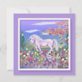 Een Paarse Paradise-blanco kaart (Voorkant)