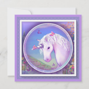 Een Paarse Paradise-blanco kaart